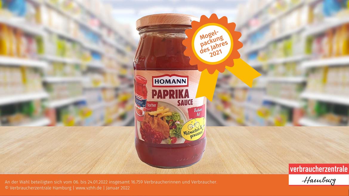 Paprika Sauce Von Homann Ist Mogelpackung Des Jahres 2021 